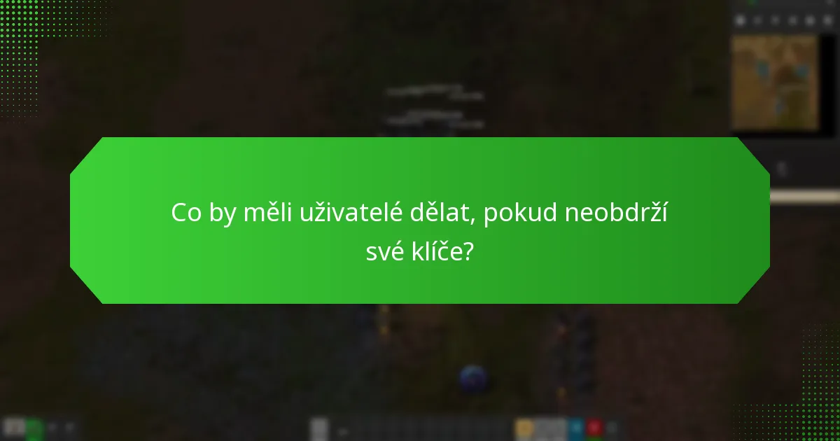 Jak je řízena distribuce klíčů pro podporovatele Factorio?