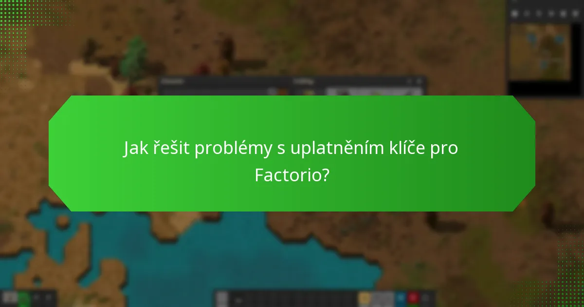 Jaké jsou požadavky platformy pro Factorio?