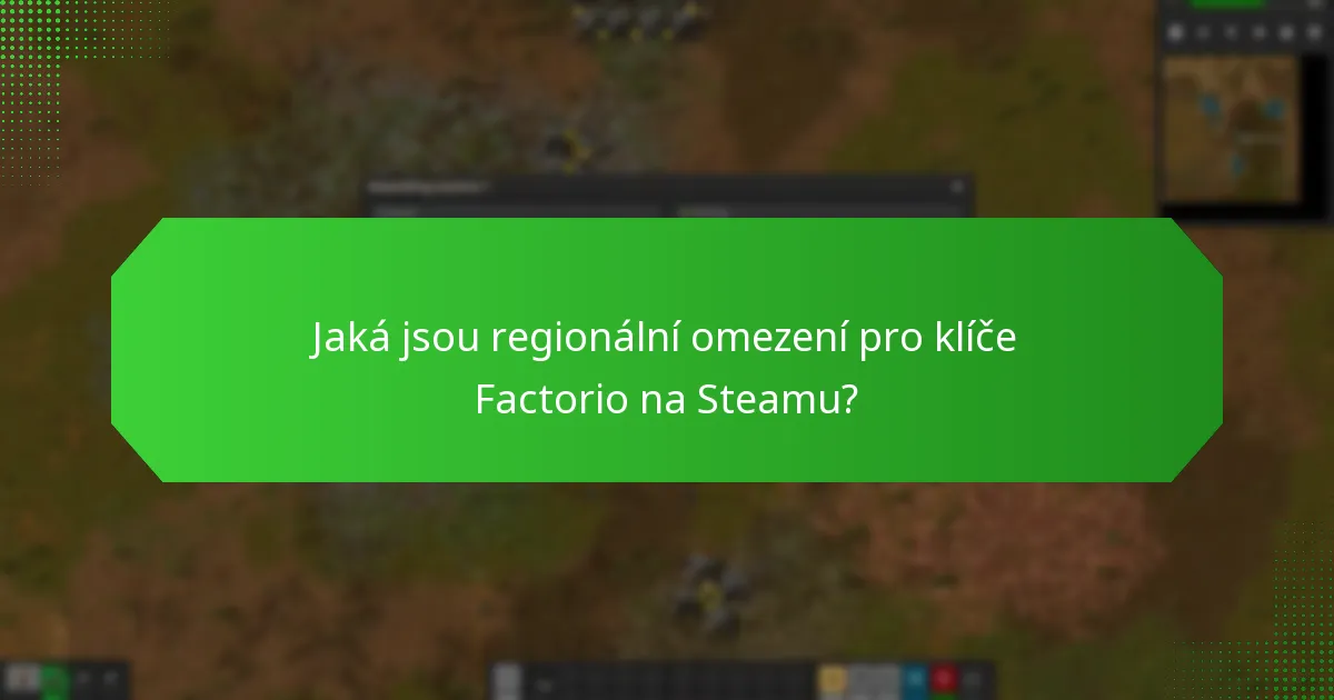 Kde mohu zakoupit klíč pro Factorio na Steamu?